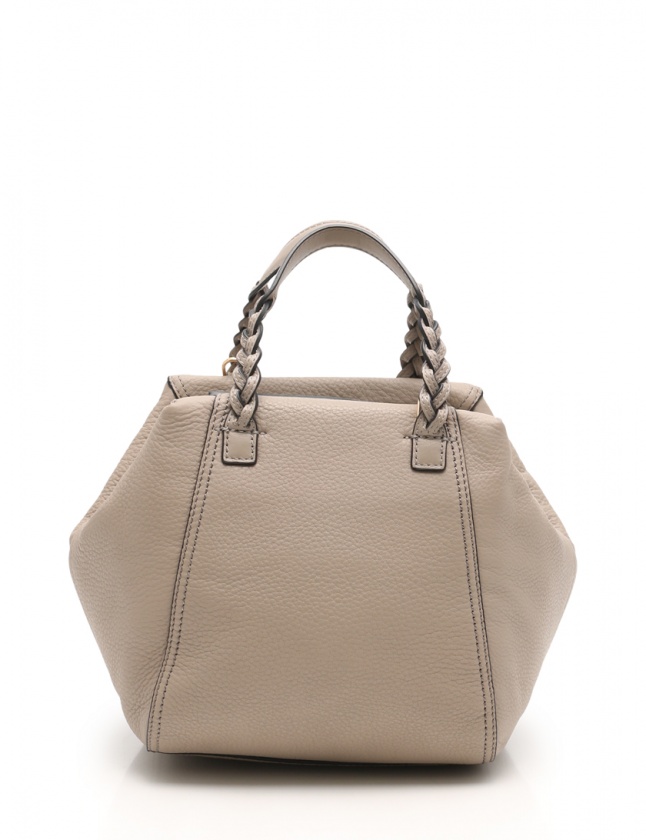HALF MOON SMALL SATCHEL ハンドバッグ レザー ベージュ 【公式通販】