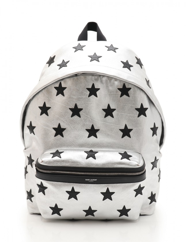 サンローラン パリ Saint Laurent Paris バックパック シティ カリフォルニア シルバー 黒 3606 レザー スターパッチ メンズ 114 ベクトルパーク