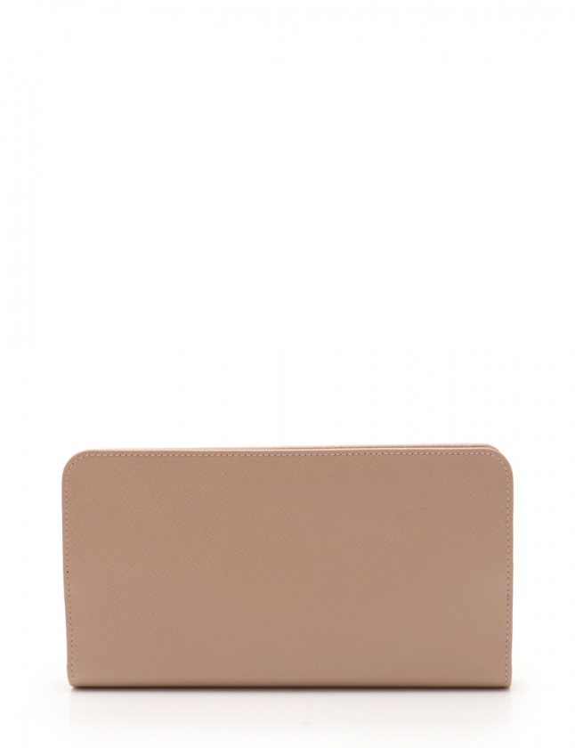 プラダ PRADA 長財布 1M1316 - サフィアーノレザー ベージュ 美品 財布 PRADA(プラダ) ⁄ 長財布⁄レザー⁄BLU⁄無地⁄レディース⁄1M1316 | 中古品