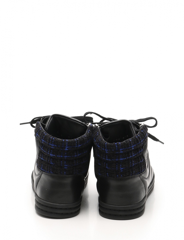 シャネル CHANEL ハイカットスニーカー ココマーク ダブルジップ