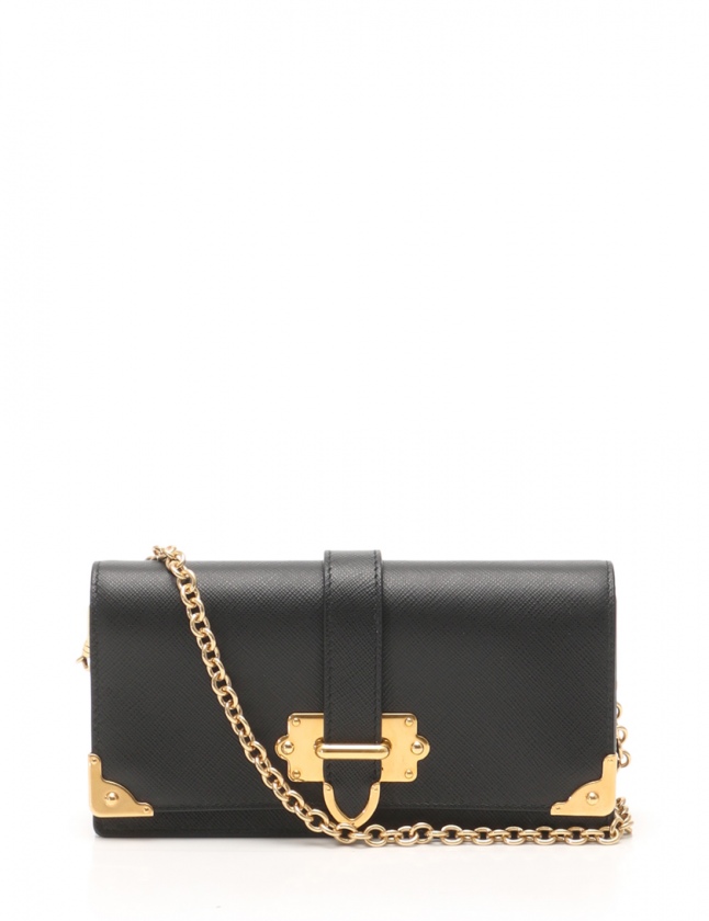 最終値下げ】PRADA 通わす プラダショルダーバッグカイエ サフィアーノ  