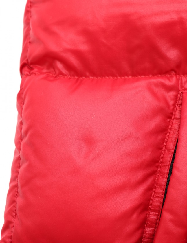 プラダスポーツ Prada Sport ダウンベスト 赤 46 アウター 無地 S ナイロン メンズ 114 ベクトルパーク