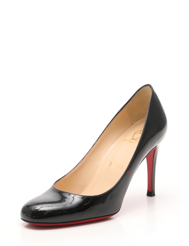 クリスチャンルブタン Christian louboutin パンプス ヒール 黒 34.5 