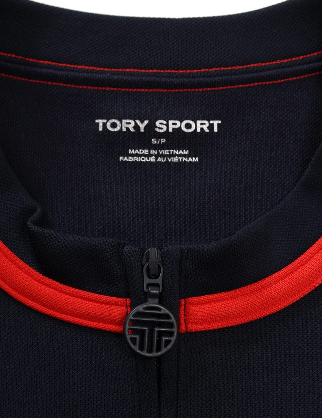 トリーバーチ TORY BURCH ワンピース ネイビー 赤 白 S/P