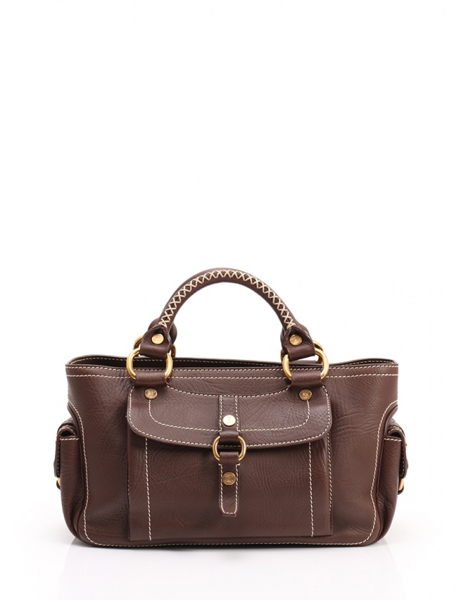 セリーヌ CELINE ハンドバッグ ブギーバッグ ダークブラウン 134023TST  