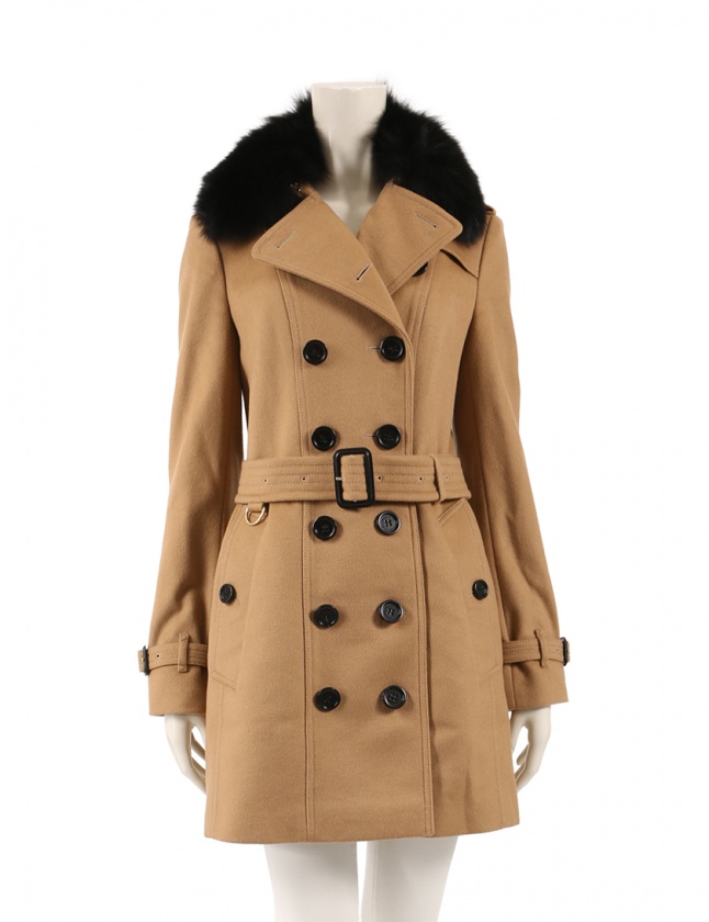 バーバリー BURBERRY トレンチコート サンドリンガム ベージュ 38  