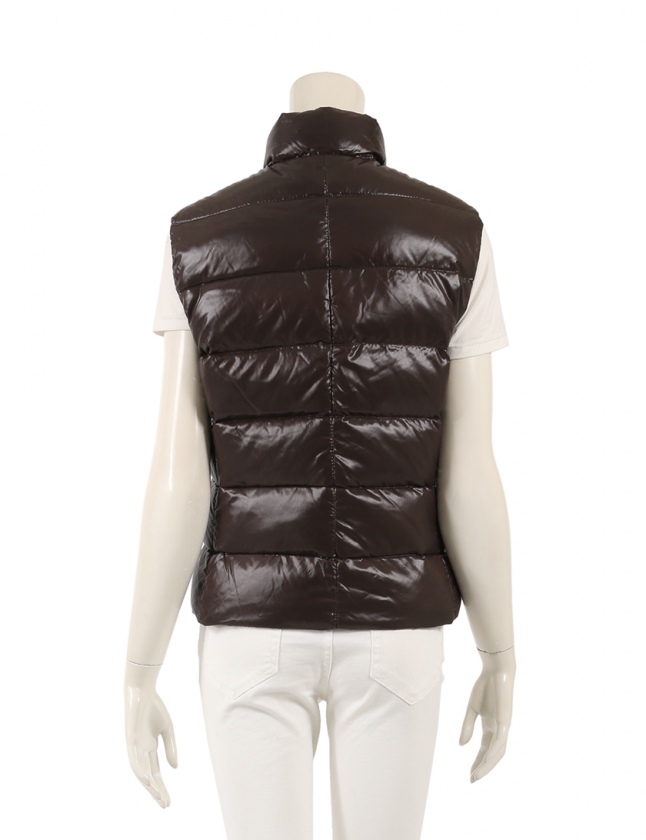 モンクレール MONCLER ダウンベスト ガーナ ダークブラウン 2 アウター