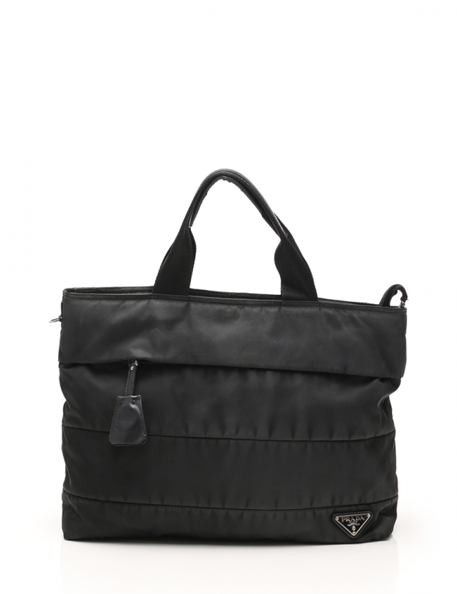 プラダ PRADA トートバッグ ショルダーバッグ 黒 BR4561 ナイロン 
