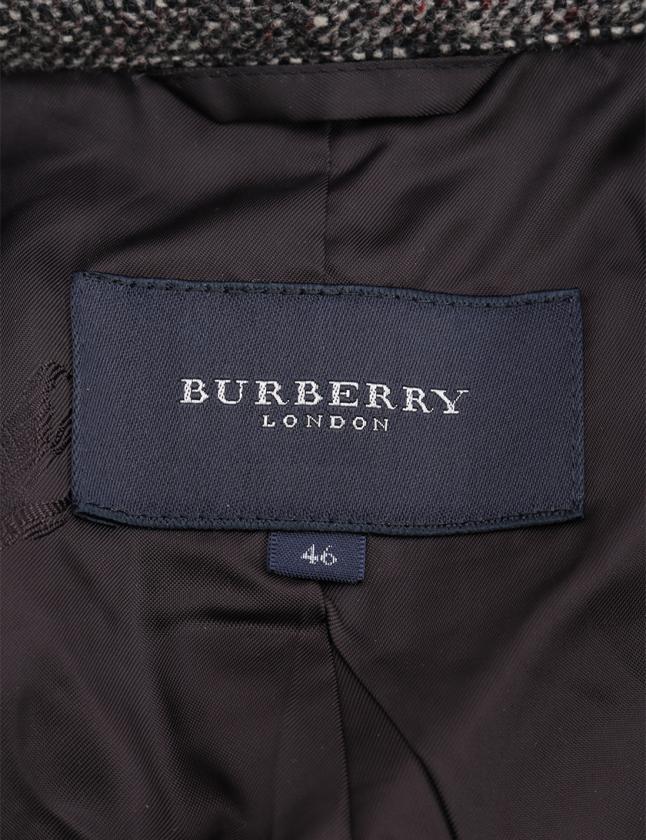 バーバリー ロンドン BURBERRY LONDON ジャケット ツイード グレー