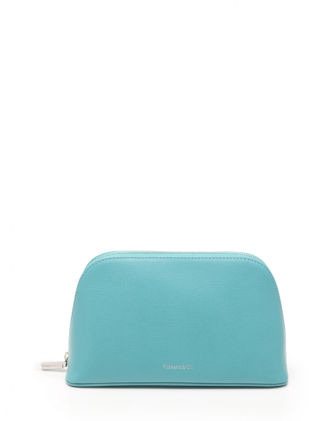 ティファニー TIFFANY & CO. ポーチ ティファニーブルー 小物 レザー 