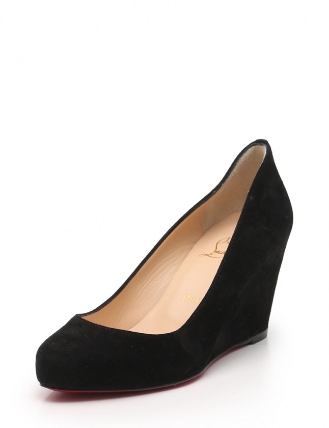 クリスチャンルブタン Christian louboutin ウェッジソールパンプス  