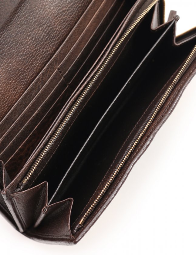 グッチ GUCCI 二つ折り長財布 ディアマンテ ホースビット ベージュ  