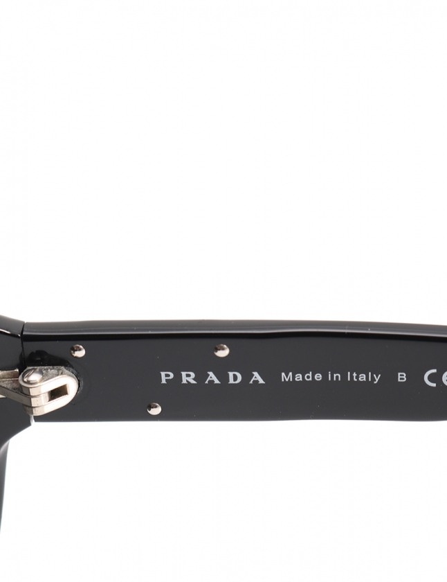 プラダ PRADA サングラス ロゴ 三角プレート 黒 小物 SPR10M