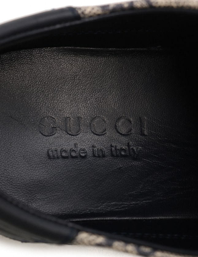 グッチ GUCCI ローカットスニーカー GGスプリーム ネイビー ベージュ 8 
