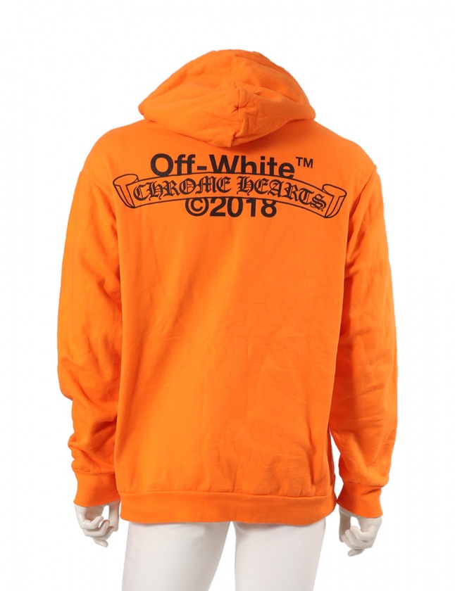 クロムハーツ CHROME HEARTS × OFF-WHITE プルオーバーパーカー 