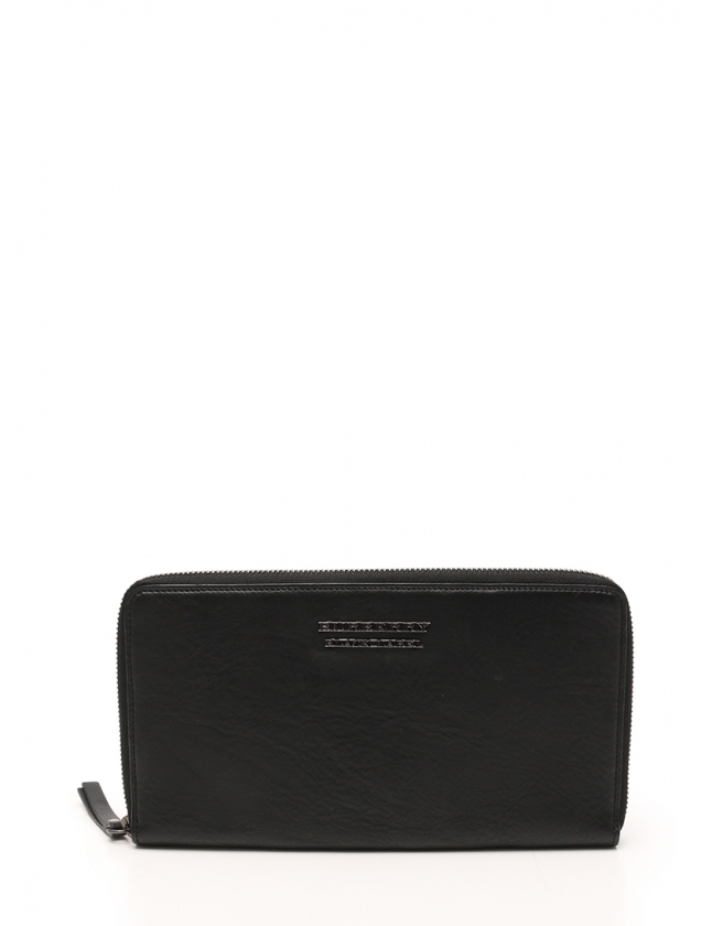 バーバリー BURBERRY BLACK LABEL ラウンドファスナー長財布 トラベル