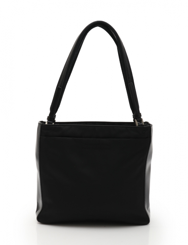 プラダ PRADA トートバッグ 黒 B9241 ナイロン レザー レディース 114  