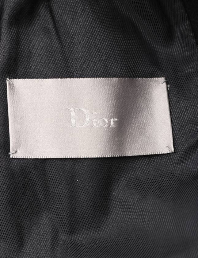 ディオールオム Dior HOMME Pコート 黒 46 アウター 無地 M 6HH1048405