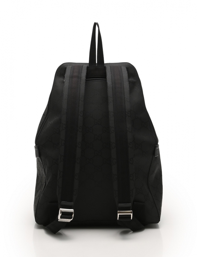 グッチ GUCCI バックパック リュック GG柄 黒 179606 ナイロン 