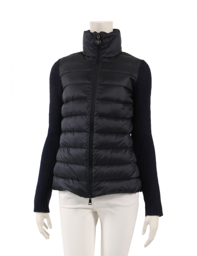 モンクレール MONCLER カーディガン ニット ネイビー XS トップス 長袖 