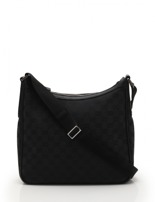 グッチ GUCCI ショルダーバッグ GGキャンバス 黒 114272 キャンバス