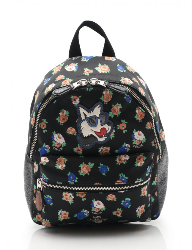 コーチ COACH バックパック リュック TEA ROSE FLORAL MINI CHARLIE 