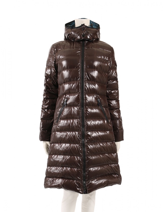 モンクレール MONCLER ダウンコート モカ ダークブラウン 0 アウター 