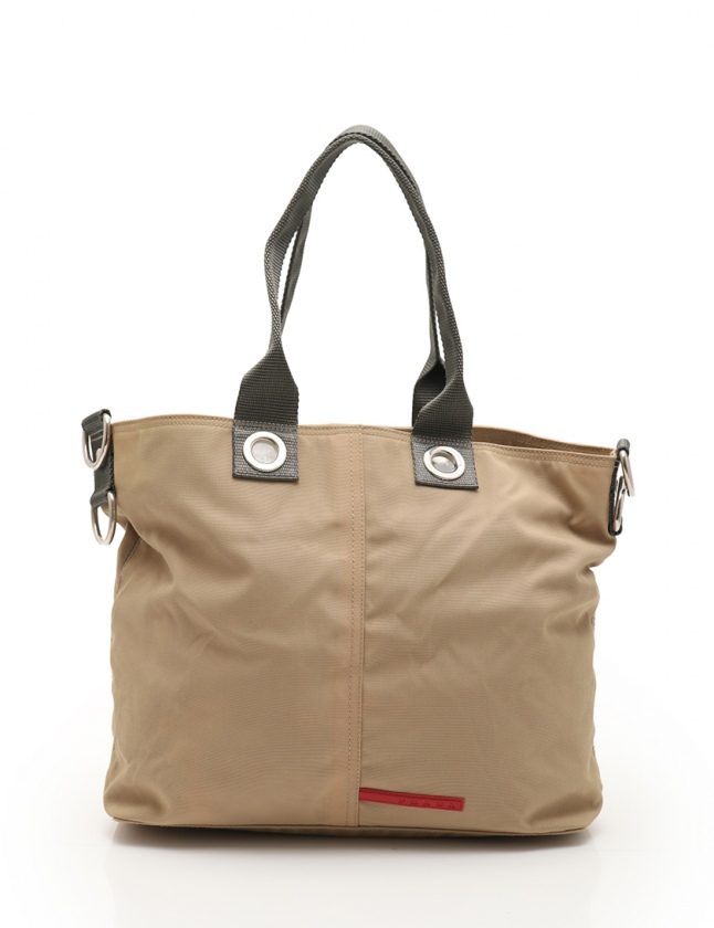 プラダスポーツ PRADA SPORT ハンドバッグ ショルダーバッグ ベージュ 