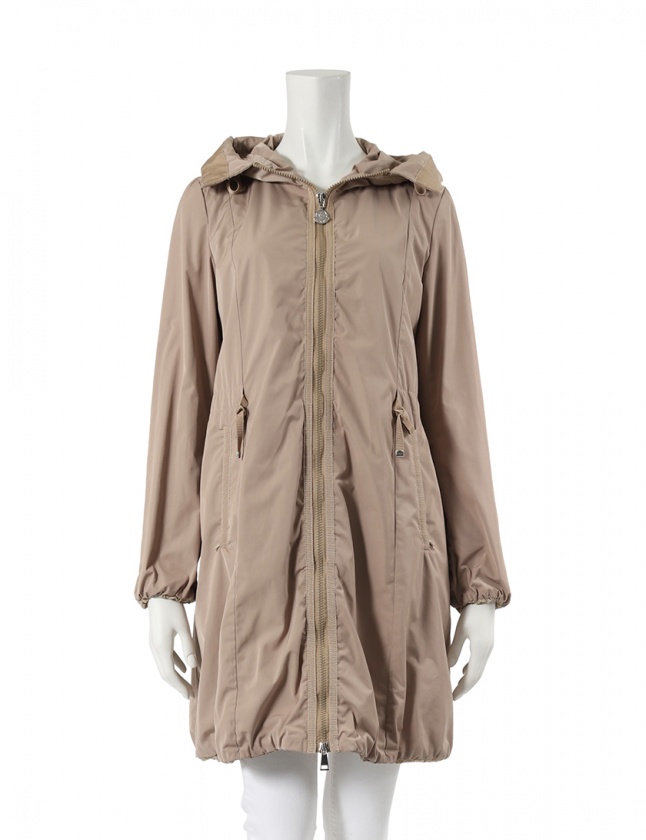 【新品未使用】MONCLER　LEBRIS　フーディ スプリングコート　ベージュ MONCLER - 美品 MONCLER モンクレール LEBRIS レブリス フーディ