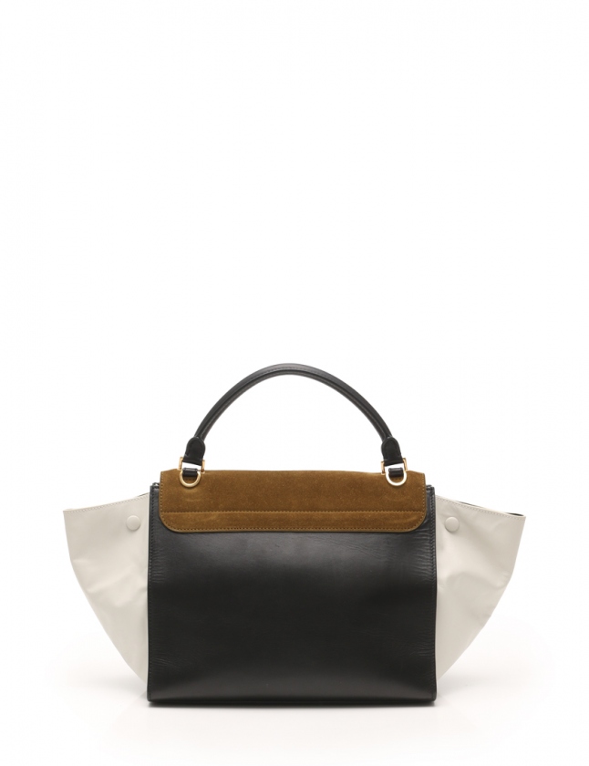 セリーヌ CELINE ハンドバッグ ショルダーバッグ トラペーズ 緑 黒 白 