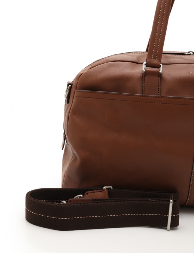 COACH ブラウンレザー ボストンバッグ コーチ COACH ボストンバッグ 茶 F70668 レザー メンズ 114
