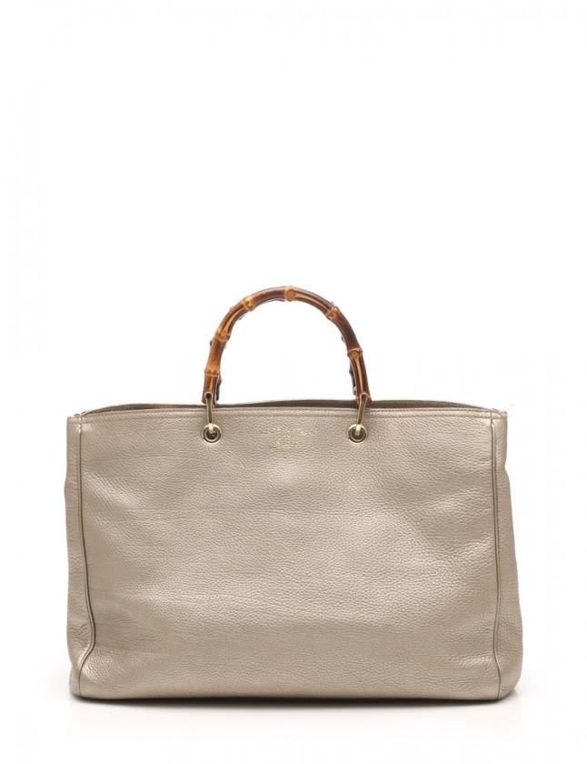 グッチ GUCCI トートバッグ バンブーショッパー ブロンズ 323658 