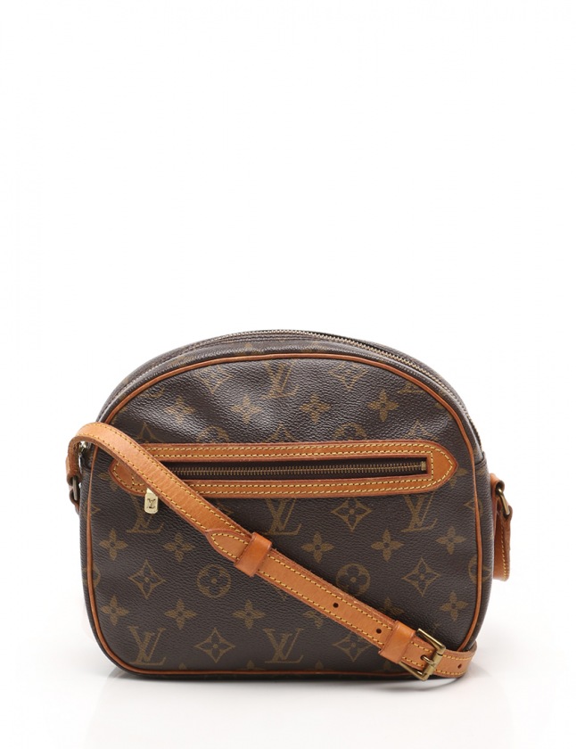 ルイヴィトン LOUIS VUITTON ショルダーバッグ サンリス モノグラム 茶 