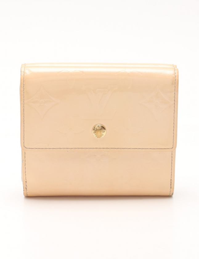 ルイヴィトン LOUIS VUITTON Wホック三つ折り財布 ポルトモネ ビエ  