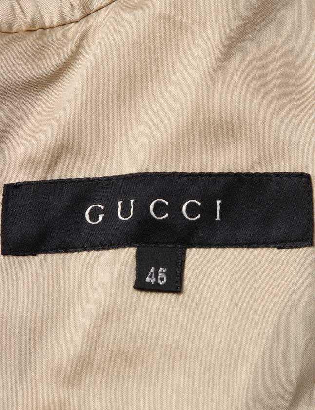 【極美品】GUCCI グッチ ウール コート　サイズ46 グッチ GUCCI コート ベージュ 46 アウター 無地 L 147785 ウール