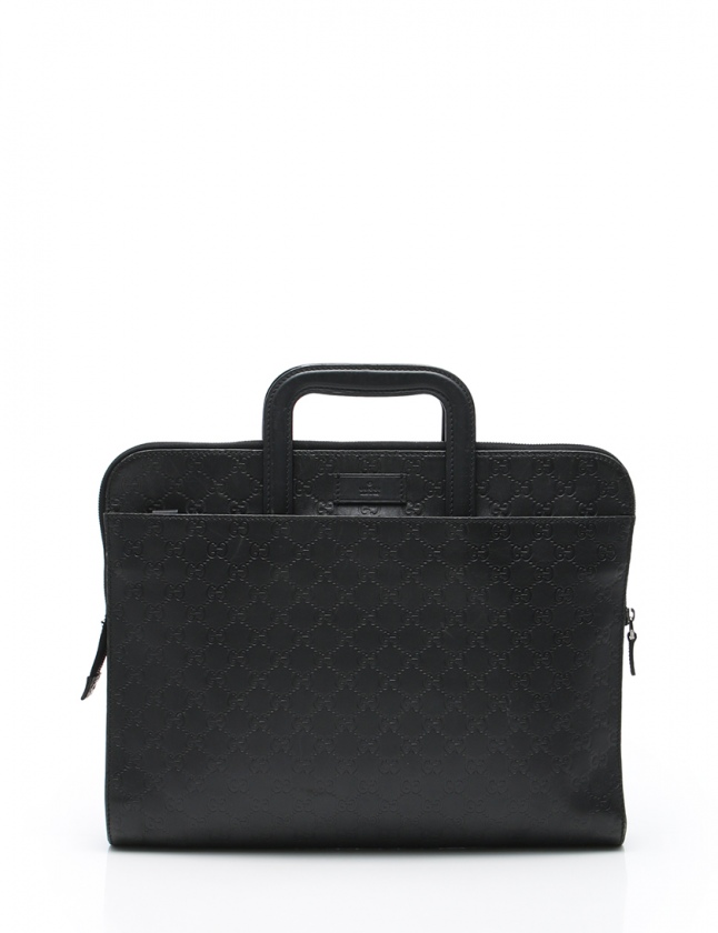 グッチ GUCCI ビジネスバッグ ブリーフケース グッチシマ 黒