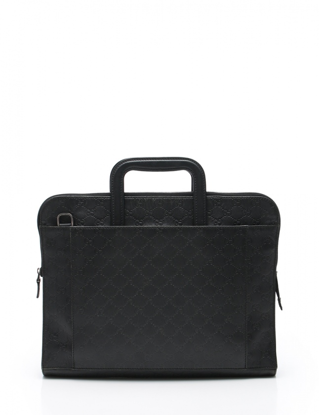 美品✨ GUCCI GG柄 レザー グッチシマ ビジネスバッグ 黒 152604 グッチ GUCCI ビジネスバッグ ブリーフケース グッチシマ 黒