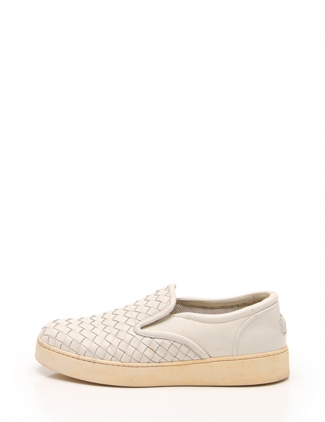 ボッテガヴェネタ BOTTEGA VENETA スリッポンスニーカー イントレ 
