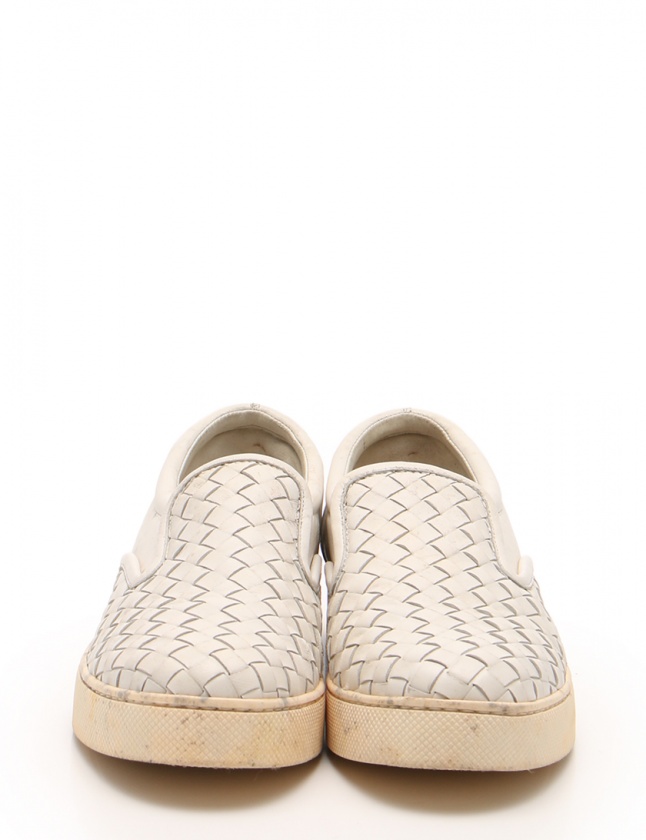 ボッテガヴェネタ BOTTEGA VENETA スリッポンスニーカー イントレ 