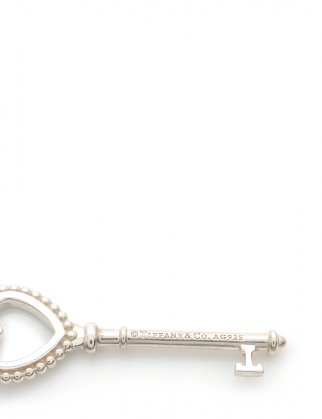 ティファニー TIFFANY & CO. ネックレス ビーズ ハート キーペンダント 