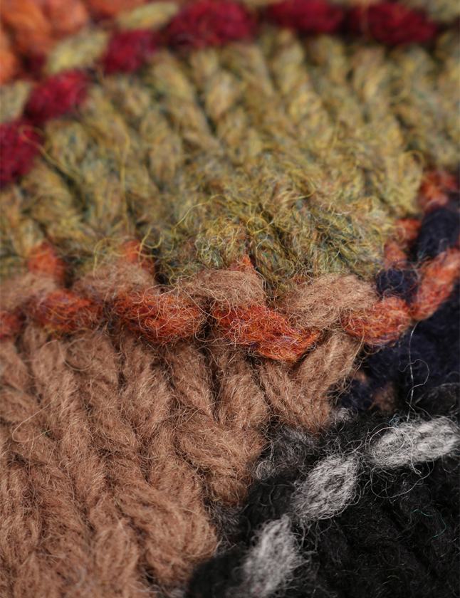 プラダ PRADA ニットベスト グレー マルチカラー 46 トップス  