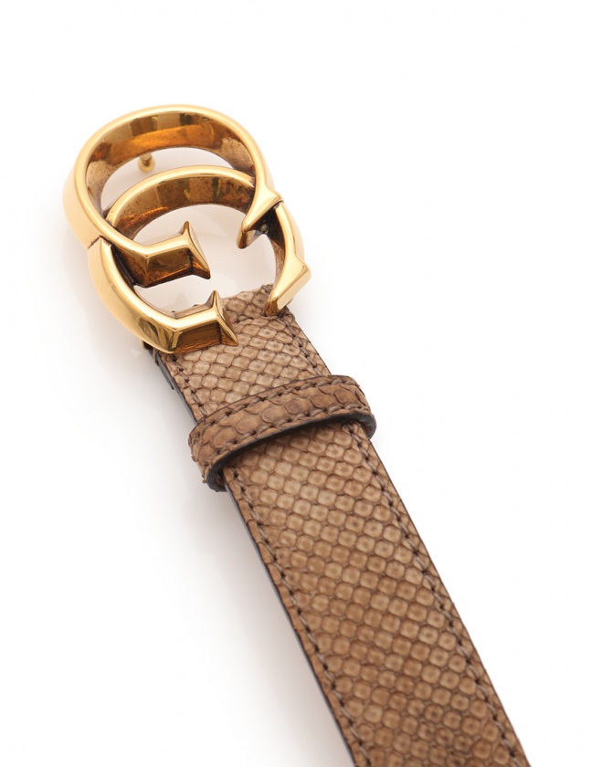 GUCCI ◆ グッチ GG柄ベルト ベージュ バックル シルバー ロゴ GUCCI ◇ グッチ GG柄ベルト ベージュ バックル シルバー ロゴ