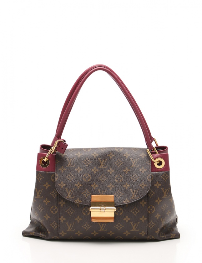 ルイヴィトン LOUIS VUITTON ショルダーバッグ オランプ モノグラム 茶  