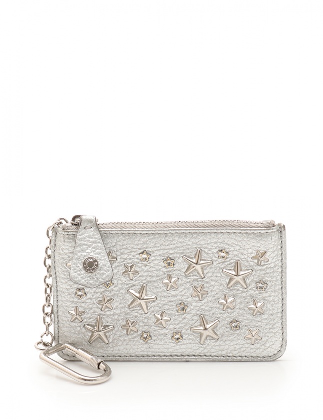 ジミーチュウ JIMMY CHOO コインケース スタースタッズ シルバー 小物 