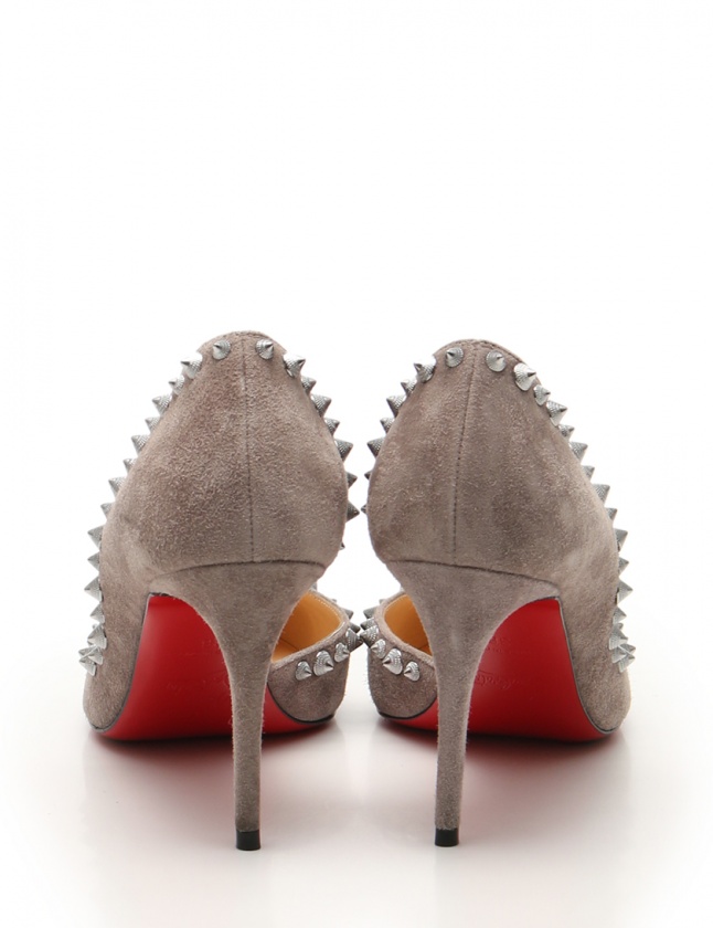 クリスチャンルブタン Christian louboutin パンプス グレー 36 