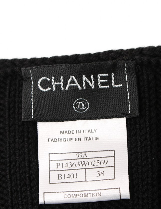 シャネル CHANEL スパンコールカーディガン 99A カーディガン