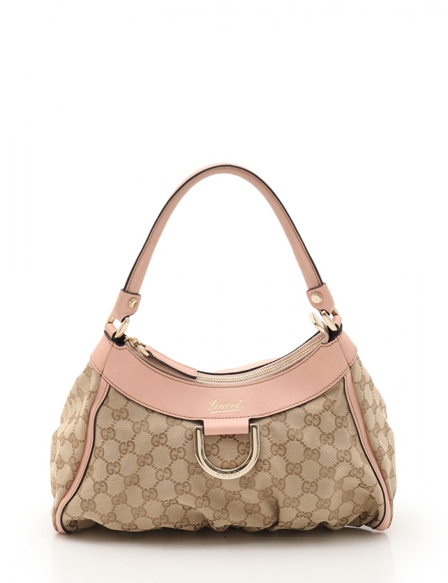 グッチ GUCCI ワンショルダーバッグ GGキャンバス アビー ベージュ 