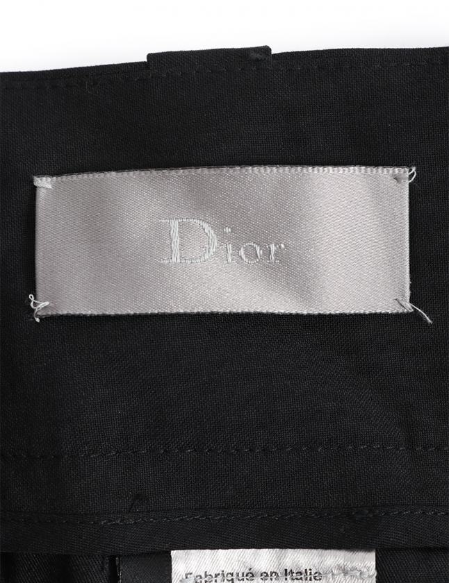 ディオールオム Dior HOMME サルエルパンツ 黒 42 ボトムス XXS