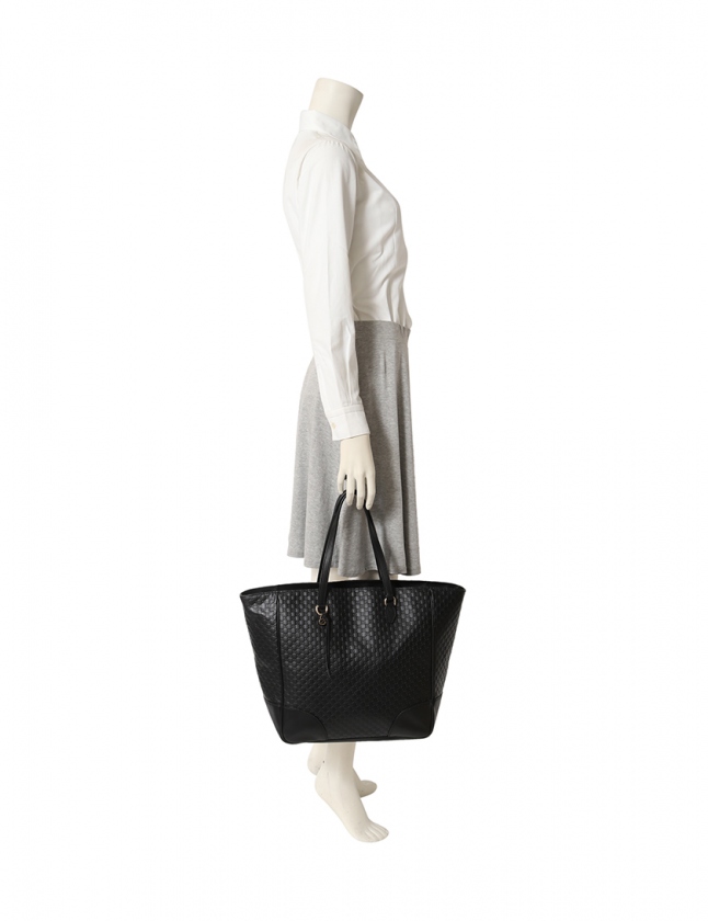GUCCI マイクロシマ トートバッグ 449242