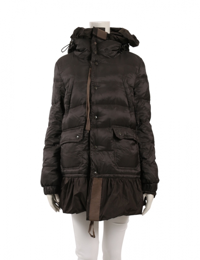 モンクレール MONCLER ダウンコート セリナ グレーブラウン カーキ 2 